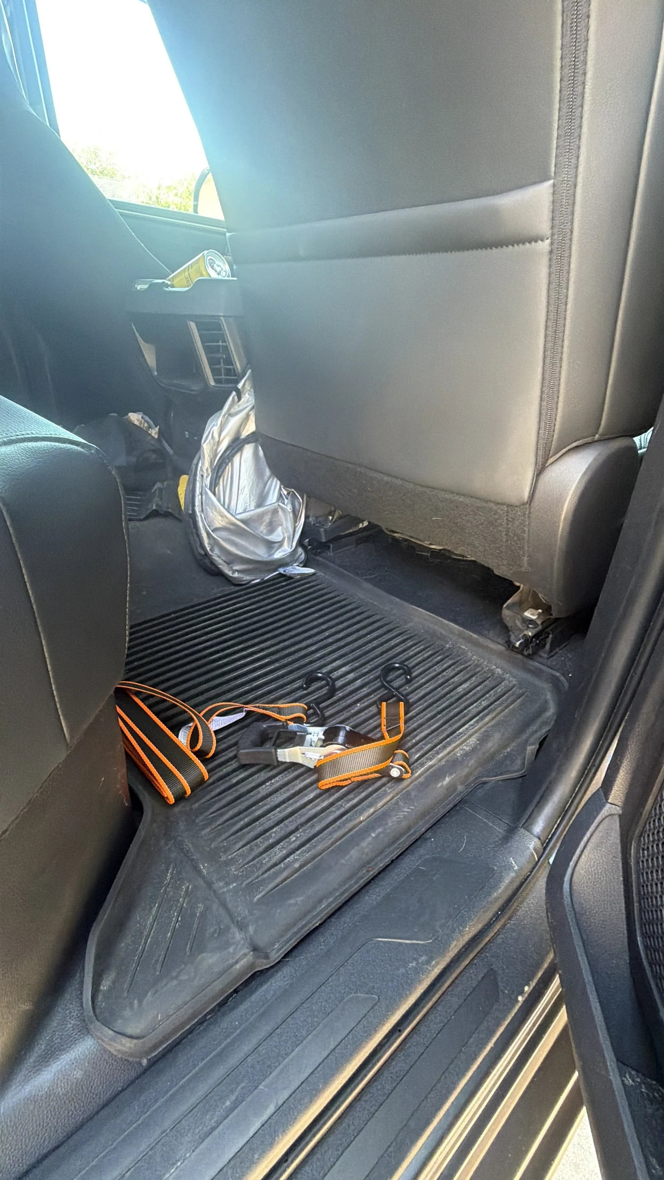 Before · Rear interior